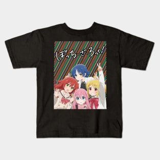 Gift Anime Music Four-Panel Kids T-Shirt